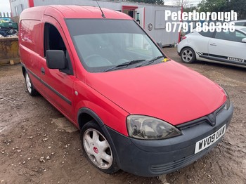 Location: Peterborough - 2009 VAUXHALL COMBO 1700 CDTI Car Derived Van REG: WV09UAW, Keys: No, MOT Expiry date: 04/03/2026, 1248 Diesel, 5 Speed Manual Diesel, Former Keepers: 4