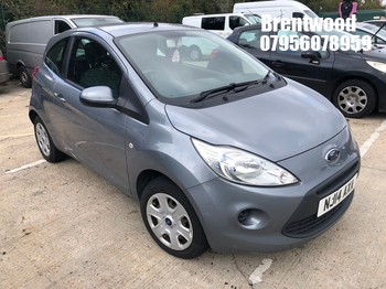 Location: Brentwood - 2014 FORD KA EDGE 3 Door Hatchback REG: NJ14AXA, Keys: Yes, MOT Expiry date: 14/08/2026, 1242 Petrol, 5 Speed Manual Petrol, Former Keepers: 5
