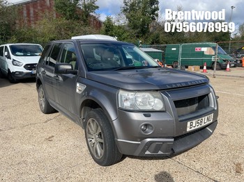 Location: Brentwood - 2008 LAND ROVER FREELANDER HST TD4 AUTO Estate REG: BJ58LNU, Keys: No, MOT Expiry date: 07/12/2026, 2179 Diesel, 6 Speed Auto Diesel, Former Keepers: 7