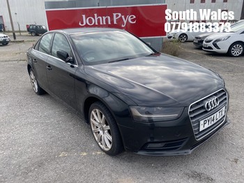 Location: South Wales - 2014 AUDI A4 SE TECHNIK TDI CVT 4 Door Saloon REG: PY14LTX, Keys: No, MOT Expiry date: 03/11/2025, 1968 Diesel, Variable 1 Speed Auto Diesel, Former Keepers: 4