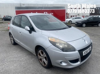 Location: South Wales - 2011 RENAULT SCENIC DYNAMIQUE TOMTOM D MPV REG: KX61YDM, Keys: No, MOT Expiry date: 09/10/2026, 1461 Diesel, 6 Speed Manual Diesel, Former Keepers: 5