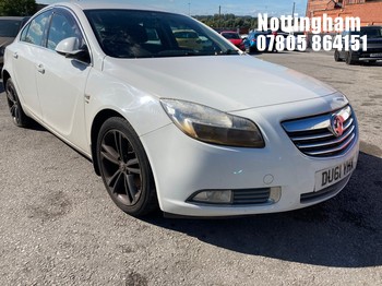 Location: Nottingham - 2012 VAUXHALL INSIGNIA SRI 5 Door Hatchback REG: DU61YHX, Keys: No, MOT Expiry date: 05/08/2026, 1796 Petrol, 6 Speed Manual Petrol, Former Keepers: 9