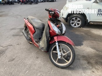 NOTE: ATF Registered Buyers ONLY - Location: Hayes - 2018 HONDA NSC 110 MPDH Motorcycle REG: KM18UYZ, Keys: No, MOT Expiry date: 22/08/2024, 108 Petrol, Automatic, Former Keepers: 5