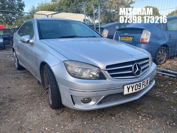Location: Mitcham - 2009 MERCEDES-BENZ CLC180 KOMP SPORT AUTO Coupe REG: YY09FLW, Keys: No, MOT Expiry date: 01/05/2026, 1796 Petrol, 6 Speed Auto Petrol, Former Keepers: 5