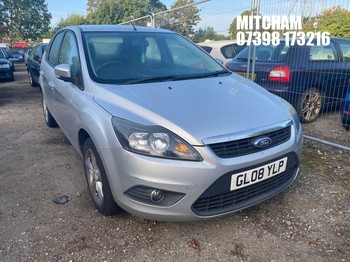 Location: Mitcham - 2008 FORD FOCUS ZETEC 100 5 Door Hatchback REG: GL08YLP, Keys: No, MOT Expiry date: 20/10/2026, 1596 Petrol, 5 Speed Manual Petrol, Former Keepers: 6