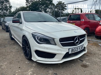 Location: Mitcham - 2013 MERCEDES-BENZ CLA220 AMG SPORT CDI AUTO 4 Door Saloon REG: BG13YJR, Keys: No, MOT Expiry date: 05/11/2025, 2143 Diesel, 7 Speed Auto Diesel, Former Keepers: 6