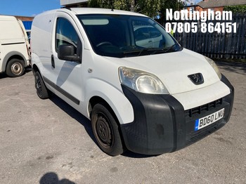 Location: Nottingham - 2010 PEUGEOT BIPPER S HDI Panel Van REG: BD60LNU, Keys: No, MOT Expiry date: 23/02/2027, 1399 Diesel, 5 Speed Manual Diesel, Former Keepers: 8