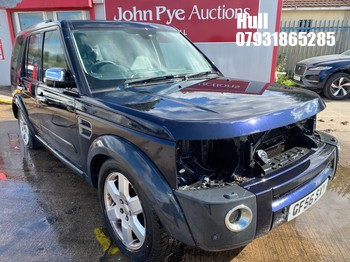 Location: Hull - 2006 LAND ROVER DISCOVERY 3 TDV6 AUTO Estate REG: GF56SXY, Keys: No, MOT Expiry date: 30/08/2024, 2720 Diesel, 6 Speed Auto Diesel, Former Keepers: 7