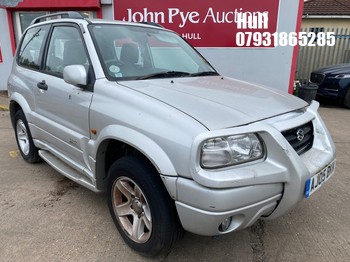 Location: Hull - 2005 SUZUKI GRAND VITARA 16V SE AUTO Estate REG: AJ05BKK, Keys: No, MOT Expiry date: 27/11/2025, 1590 Petrol, 4 Speed Auto Petrol, Former Keepers: 4