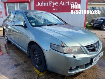 Location: Hull - 2003 HONDA ACCORD VTEC EXECUTIVE A 4 Door Saloon REG: EY03WOC, Keys: No, MOT Expiry date: 18/10/2026, 1998 Petrol, 5 Speed Auto Petrol, Former Keepers: 6