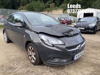 Location: Leeds - 2016 VAUXHALL CORSA ENERGY AC ECOFLEX 3 Door Hatchback REG: NU16NLN, Keys: No, MOT Expiry date: 08-03-2026, 1398 Petrol, 5 Speed Manual Petrol, Former Keepers: 3