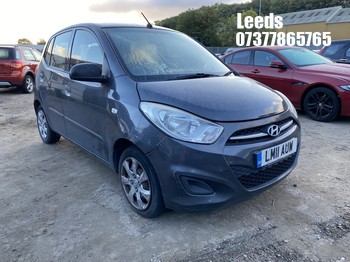 Location: Leeds - 2011 HYUNDAI I10 CLASSIC 5 Door Hatchback REG: LM11AUW, Keys: No, MOT Expiry date: 21-04-2026, 1248 Petrol, 5 Speed Manual Petrol, Former Keepers: 5