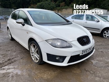 Location: Leeds - 2010 SEAT LEON FR CR TDI 5 Door Hatchback REG: DV10OVE, Keys: No, MOT Expiry date: 14-05-2027, 1968 Diesel, 6 Speed Manual Diesel, Former Keepers: 4