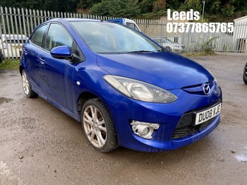 Location: Leeds - 2008 MAZDA 2 SPORT 5 Door Hatchback REG: DU08VJE, Keys: No, MOT Expiry date: 15-07-2026, 1498 Petrol, 5 Speed Manual Petrol, Former Keepers: 6