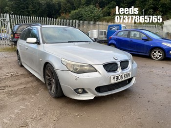 Location: Leeds - 2005 BMW 535D SPORT TOURING AUTO Estate REG: YB05KNN, Keys: No, MOT Expiry date: 18-05-2026, 2993 Diesel, 6 Speed Auto Diesel, Former Keepers: 7