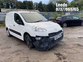 Location: Leeds - 2013 PEUGEOT PARTNER 850 S L1 HDI Panel Van REG: NX63XNG, Keys: No, MOT Expiry date: 10-10-2024, 1560 Diesel, 5 Speed Manual Diesel, Former Keepers: 3