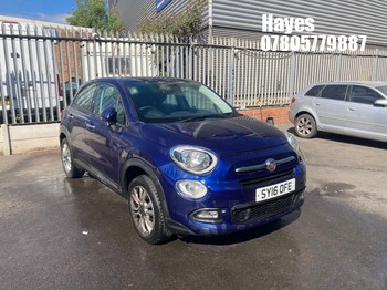 Location: HAYES / HEATHROW - 2016 FIAT 500X POP STAR 5 Door Hatchback REG: SY16OFE, 1598cc Petrol, 5 Speed Manual Petrol, Former Keepers: 2, Keys: No, MOT: Expiry date27/04/2027
