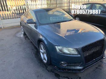 Location: Hayes - 2009 AUDI A5 SPORT 180 TFSI Coupe REG: OV58ERZ, Keys: No, MOT Expiry date: 01/02/2027, 1984 Petrol, 6 Speed Manual Petrol, Former Keepers: 11