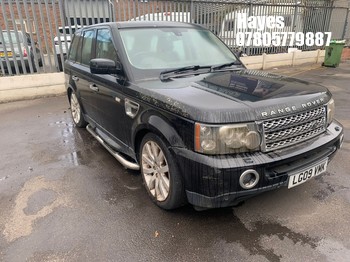 Location: Hayes - 2009 LAND ROVER RANGE ROVER SP HSE TDV6 A Estate REG: LG09VMK, Keys: No, MOT Expiry date: 25/02/2022, 2720 Diesel, 6 Speed Auto Diesel, Former Keepers: 9