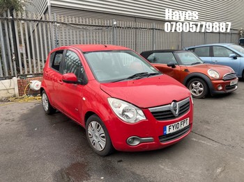 Location: Hayes - 2010 VAUXHALL AGILA CLUB 5 Door Hatchback REG: FY10FPT, Keys: No, MOT Expiry date: 04/07/2026, 996 Petrol, 5 Speed Manual Petrol, Former Keepers: 6