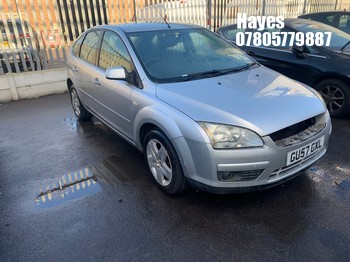 Location: Hayes - 2007 FORD FOCUS STYLE 125 5 Door Hatchback REG: GU57GXL, Keys: No, MOT Expiry date: 23/07/2027, 1798 Petrol, 5 Speed Manual Petrol, Former Keepers: 4