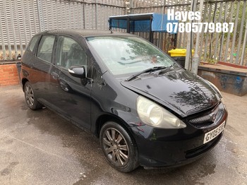 Location: Hayes - 2005 HONDA JAZZ SE CVT 5 Door Hatchback REG: GY05SVE, Keys: No, MOT Expiry date: 24/04/2026, 1339 Petrol, Variable Speed Auto Petrol, Former Keepers: 5
