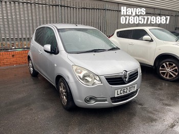 Location: Hayes - 2012 VAUXHALL AGILA SE AUTO 5 Door Hatchback REG: LC62OTY, Keys: No, MOT Expiry date: 26/04/2027, 1242 Petrol, 4 Speed Auto Petrol, Former Keepers: 2