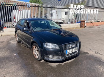 Location: Hayes - 2008 AUDI A3 SE 101 MPI 5 Door Hatchback REG: LG58YGM, Keys: No, MOT Expiry date: 22/09/2026, 1595 Petrol, 5 Speed Manual Petrol, Former Keepers: 5