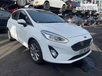 Location: Stapleford - 2020 FORD FIESTA TITANIUM TURBO 5 Door Hatchback REG: CE70YSY, Keys: Yes, MOT Expiry date: 03/03/2027, 999 Petrol, 6 Speed Manual Petrol, Former Keepers: 2