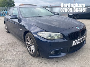 Location: Nottingham - 2014 BMW 520D SE AUTO 4 Door Saloon REG: FX14UJH, 1995 Diesel, 8 Speed Auto Diesel, Former Keepers: 4, Keys: Yes, MOT Expiry date: 15/04/2027