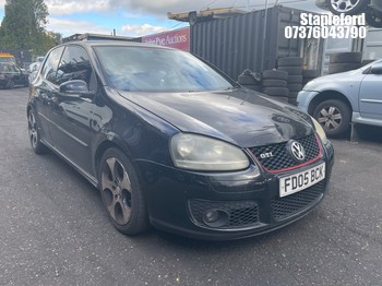 Location: Stapleford - 2005 VOLKSWAGEN GOLF GTI AUTO 3 Door Hatchback REG: FD05BCK, Keys: Yes, MOT Expiry date: 30/11/2026, 1984 Petrol, 6 Speed Auto Petrol, Former Keepers: 10