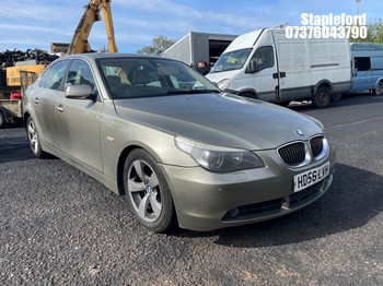Location: Stapleford - 2007 BMW 525D SE A 4 Door Saloon REG: HD56LVH, Keys: Yes, MOT Expiry date: 28/08/2027, 2497 Diesel, 6 Speed Auto Diesel, Former Keepers: 10