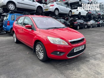 Location: Stapleford - 2009 FORD FOCUS TITANIUM 145 AUTO 5 Door Hatchback REG: RK59YDH, Keys: Yes, MOT Expiry date: 14/01/2027, 1999 Petrol, 4 Speed Auto Petrol, Former Keepers: 3