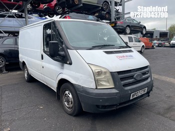 Location: Stapleford - 2007 FORD TRANSIT 85 T280S FWD Panel Van REG: WP07CYK, Keys: Yes, MOT Expiry date: 26/06/2027, 2198 Diesel, 5 Speed Manual Diesel, Former Keepers: 4