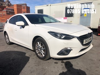 Location: Nottingham - 2015 MAZDA 3 SE-L NAV D 5 DOOR HATCHBACK REG: SK15HWH, 2191cc DIESEL, 6 SPEED MANUAL DIESEL, Former Keepers: 1, Keys: Yes, MOT Expiry date: 14/05/2027