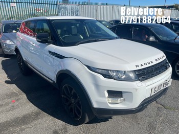 Location: BELVEDERE - 2013 LAND ROVER RANGE ROVER EVOQUE PRESTI Estate REG: GJ13VDF, 2179cc Diesel, 6 Speed Auto Diesel, Former Keepers: 5, Keys: No, MOT: Expiry date12.10.2026