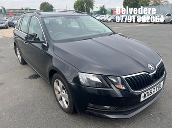 Location: BELVEDERE - 2017 SKODA OCTAVIA SE TECHNOLOGY TDI Estate REG: WX67YDL, 1598cc Diesel, 5 Speed Manual Diesel, Former Keepers: 2, Keys: No, MOT: Expiry date21.01.2027