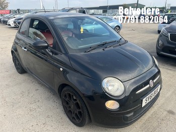 Location: Belvedere - 2011 FIAT 500 TWINAIR PLUS 3 Door Hatchback REG: SV61BUE, 875cc Petrol, 5 Speed Manual Petrol, Former Keepers: 4, Keys: Yes, MOT Expiry date: 30.09.2026