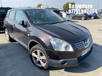 Location: Belvedere - 2009 NISSAN QASHQAI ACENTA CVT 5 Door Hatchback REG: PF09UPX, Keys: No, MOT Expiry date: 19/05/2026, 1997 Petrol, Variable Speed Auto Petrol, Former Keepers: 6