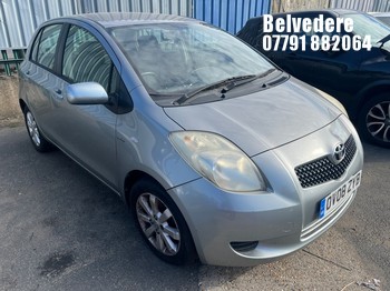 Location: Belvedere - 2008 TOYOTA YARIS TR D-4D 5 Door Hatchback REG: OV08ZYB, Keys: No, MOT Expiry date: 15.10.2026, 1364 Diesel, 5 Speed Manual Diesel, Former Keepers: 5