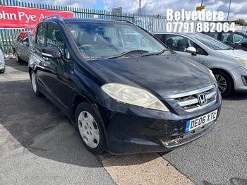 Location: Belvedere - 2006 HONDA FR-V VTEC SE Estate REG: DE06XTL, Keys: No, MOT Expiry date: 06/06/2025, 1668 Petrol, 5 Speed Manual Petrol, Former Keepers: 5