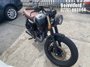 Location: Belvedere - 2018 MUTT MONGREL 125 Motorcycle REG: LG68XGL, Keys: No, MOT Expiry date: 26/01/2023, 125 Petrol, manual, Former Keepers: 1