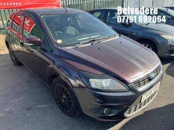 Location: Belvedere - 2008 FORD FOCUS TITANIUM 100 AUTO 5 Door Hatchback REG: CV58VRD, Keys: No, MOT Expiry date: 01.09.2026, 1596 Petrol, 4 Speed Auto Petrol, Former Keepers: 9