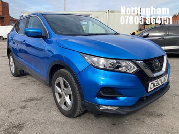 Location: Nottingham - 2020 NISSAN QASHQAI ACENTA PREMIUM DIG-T 5 DOOR HATCHBACK REG: CK20LXT, 1332 PETROL, MANUAL, Former Keepers: 4, Keys: Yes, MOT Expiry date: 09/03/2027