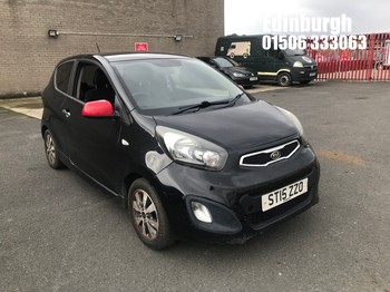 Location: Edinburgh - 2015 KIA PICANTO VR7 3 Door Hatchback REG: ST15ZZO, 998cc Petrol, 5 Speed Manual Petrol, Former Keepers:9, Keys: Yes, MOT Expiry date: 29/09/2026