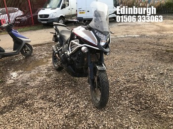 Location: Edinburgh - 2017 HONDA VFR 1200 XD-F Motorcycle REG: LF17GLV, Keys: No, MOT Expiry date: 05/08/2025, 1237 Petrol,, Former Keepers: 4