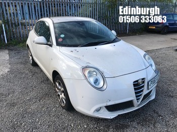 Location: Edinburgh - 2011 ALFA ROMEO MITO SPRINT MULTIAIR TB 3 Door Hatchback REG: PX61XJH, Keys: No, MOT Expiry date: 18/08/2026, 1368 Petrol, 6 Speed Manual Petrol, Former Keepers: 8