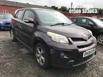 Location: Edinburgh - 2009 TOYOTA URBAN CRUISER VVT-I 5 Door Hatchback REG: DV09OYR, Keys: No, MOT Expiry date: 22/04/2027, 1329 Petrol, 6 Speed Manual Petrol, Former Keepers: 8