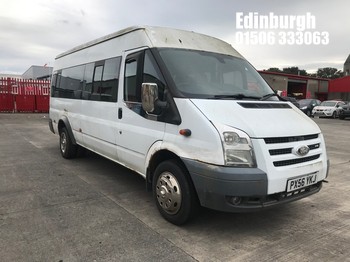 Location: Edinburgh - 2006 FORD TRANSIT 100 17-SEAT RWD Minibus REG: PX56YKJ, Keys: No, MOT Expiry date: 07/12/2024, 2402 Diesel, Manual Diesel, Former Keepers: 6