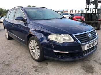 Location: Nottingham - 2009 VOLKSWAGEN PASSAT HIGHLINE TDI 140 Estate REG: YH09UZY, Keys: Yes, MOT Expiry date: 23/06/2025, 1968 Diesel, 6 Speed Manual Diesel, Former Keepers: 4